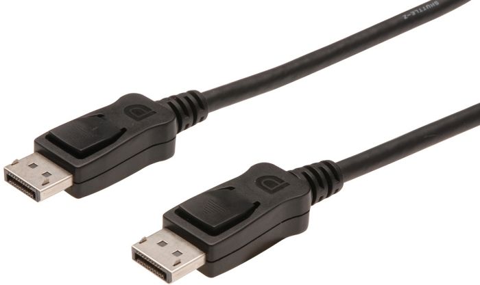 Кабель DIGITUS DisplayPort (AM/AM), 1м, чорний