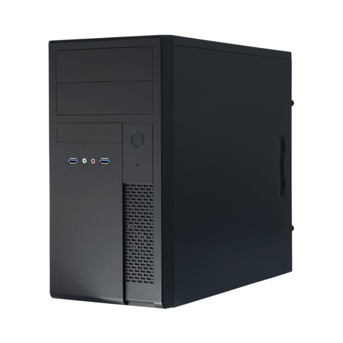 CHIEFTEC PC Case Mesh XT-01B, w/o PSU, 2xUSB3.1, VGA 340mm, mATX, Black