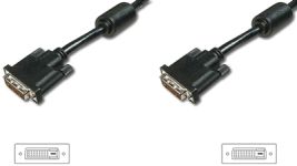 Кабель DIGITUS DVI-D dual link (AM/AM) 2м, чорний