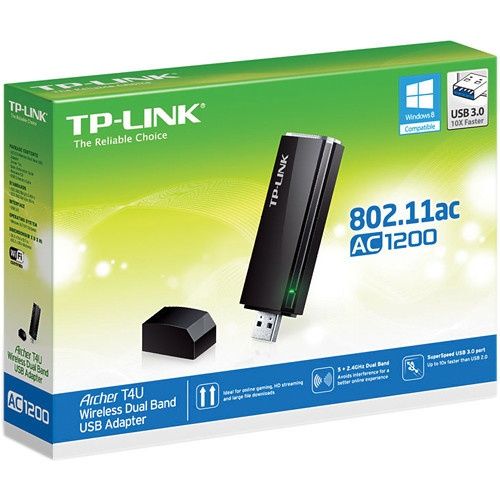 Адаптер WiFi TP-LINK Archer T4U AC1300, USB