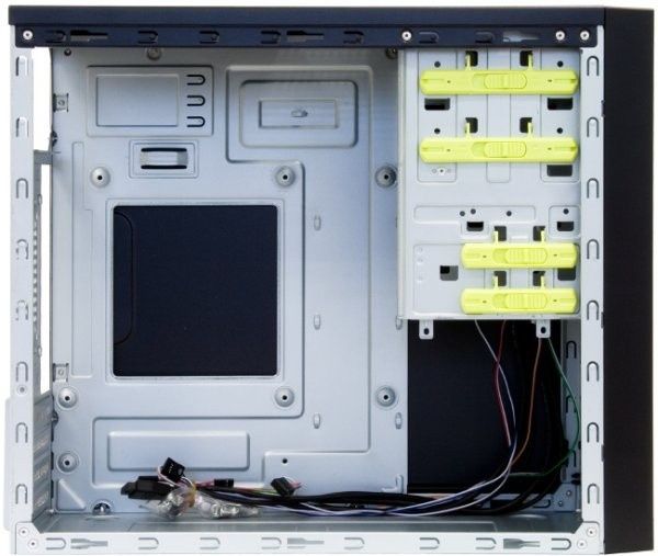 Корпус CHIEFTEC Elox HT-01B, без БП, 2xUSB3.1, VGA 340мм, mATX, черный