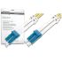 DIGITUS Fiber Optic Patch Cord LC/UPC-LC/UPC,9/125 OS2,duplex,10m