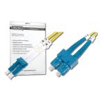Патч-корд волоконно-оптичний DIGITUS LC/UPC-SC/UPC, 9/125, SM, OS2, duplex, 10м