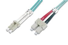 Патч-корд волоконно-оптичний DIGITUS LC/UPC-SC/UPC, 50/125, MM, OM3, duplex, 5м