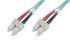 DIGITUS Fiber Optic Patch Cord, SC to SC, Multimode 50/125 µ, Duplex Length 1m, Class OM3