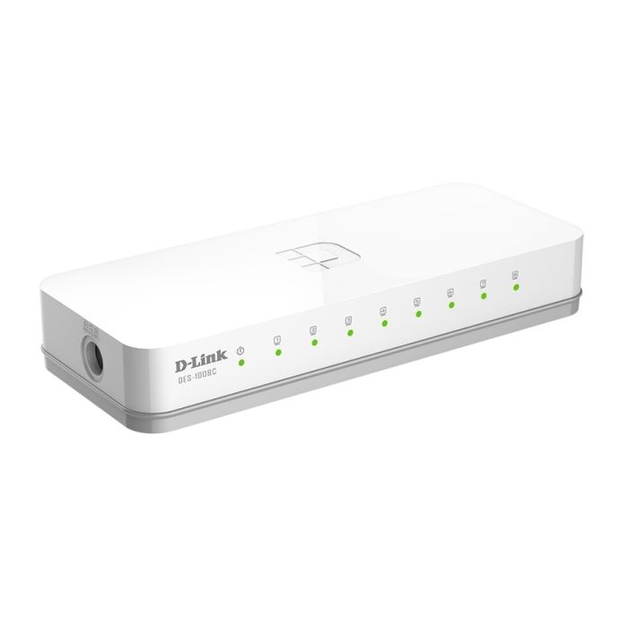 Комутатор   8xFE, Некерований D-Link DES-1008C