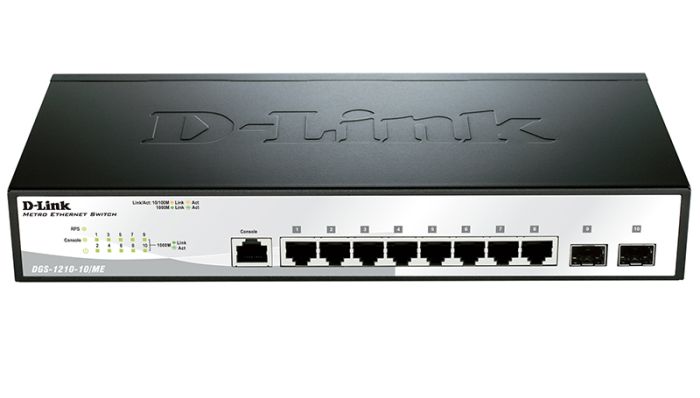 8xGE, 2xSFP, Smart D-Link DGS-1210-10/ME