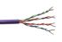 DIGITUS CAT 6 U-UTP installation cable, raw length 305 m, paper box, AWG23/1, LSZH-1, simplex, color purple