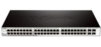 Коммутатор   48xGE, 4xSFP, WebSmart D-Link DGS-1210-52