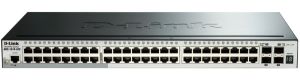 Комутатор   48xGE, 4xSFP+, SmartPro D-Link DGS-1510-52X