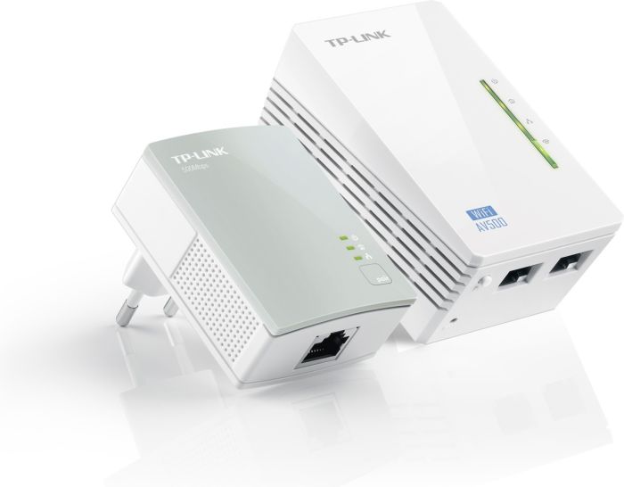 Комплект Адаптерoв Powerline TP-LINK  AV600, N300, (TL-WPA4220 1шт, TL-PA4010 1шт) TP-Link TL-WPA4220KIT