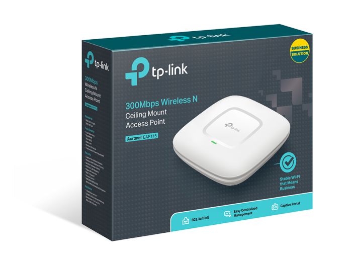 Точка доступу TP-LINK  N300, 1хFE LAN, PoE TP-Link EAP115