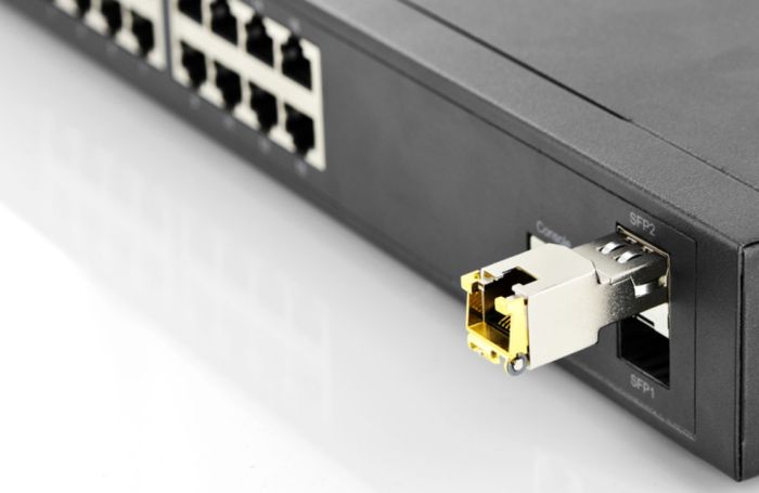 Модуль DIGITUS 1.25 Gbps Copper SFP, 100m, RJ45, 10/100/1000Base-T