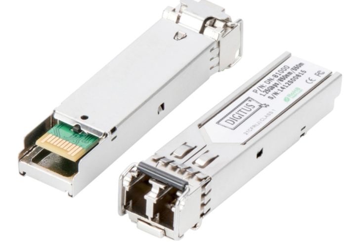 Модуль DIGITUS 1.25 Гбит/с SFP, 550м, MM, LC Duplex, 1000Base-SX, 850нм