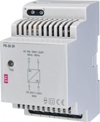 Блок живлення ETI, PS-30-24 230VAC/24VDC 30W