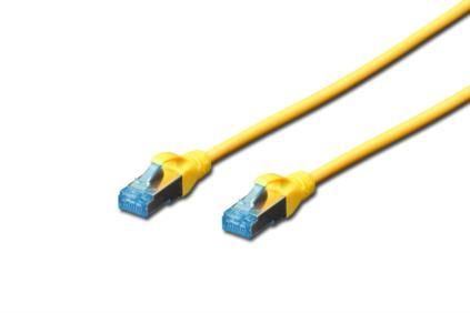 Патч-корд DIGITUS CAT 5e SF-UTP, 5м, AWG 26/7, Cu, PVC, желтый