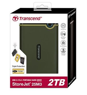 Transcend 2TB USB 3.1 StoreJet 25M3 Green