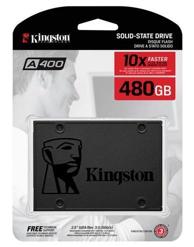 SSD Kingston 2.5" 480GB SATA A400