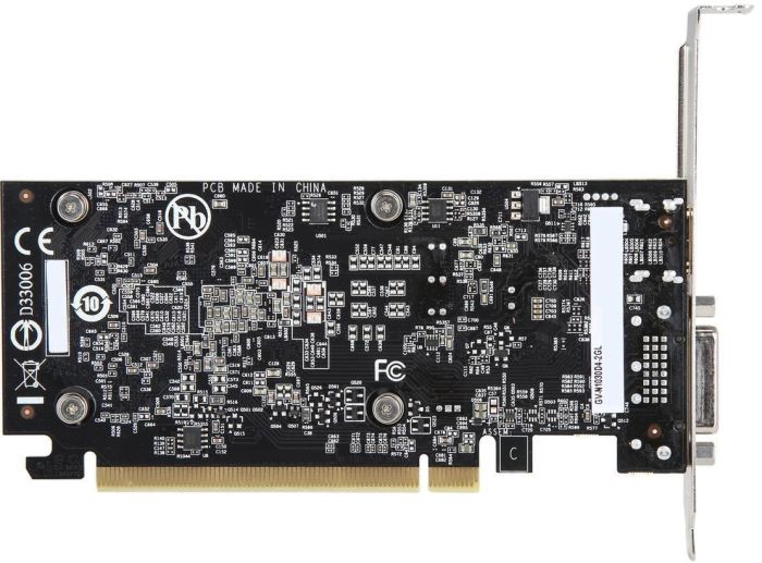 GIGABYTE Videocard GeForce GT 1030 2GB GDDR4 Low Profile Silent
