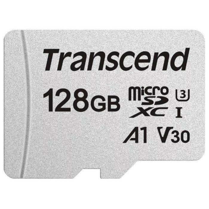 Карта памяти Transcend microSD  128GB C10 UHS-I R100/W40MB/s + SD