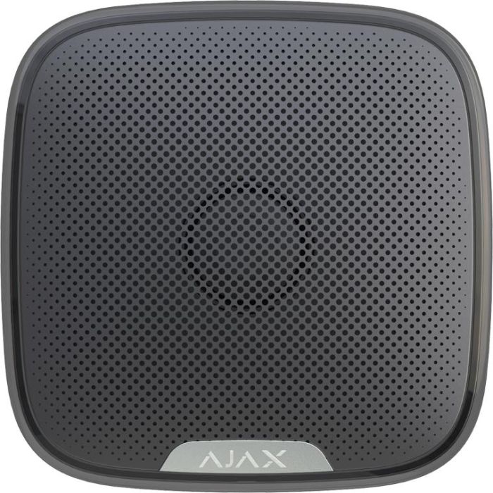 Wireless siren Ajax StreetSiren, 113 dB, jeweller, wireless, black