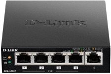 Комутатор   5xGE (4xPoE, 1xUplink), 60W D-Link DGS-1005P
