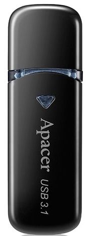 Накопичувач Apacer  64GB USB 3.2 Type-A AH355 Чорний