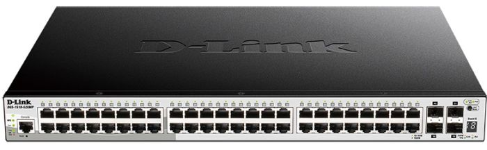 Switch  48xGE PoE, 4xSFP+, SmartPro D-Link DGS-1510-52XMP