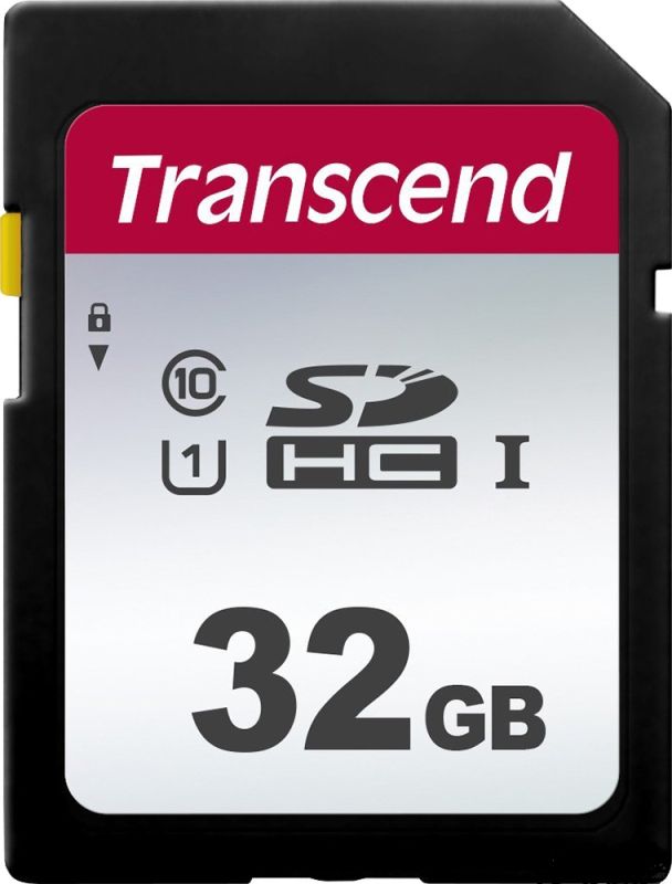 Карта памяти Transcend SD  32GB C10 UHS-I  R100/W20MB/s
