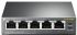 TP-LINK Switch  5xFE (4xPoE), 56W, Unmanageable TP-Link TL-SF1005P