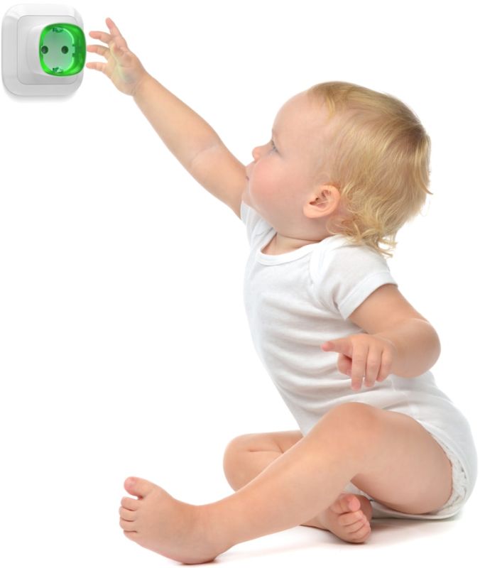 Умная розетка Ajax Socket, 230V, 11А, 2.5 кВт, jeweller, беспроводная, белый