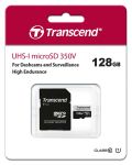 Карта памяти Transcend microSD  128GB C10 UHS-I U1 High Endurance (170TB)