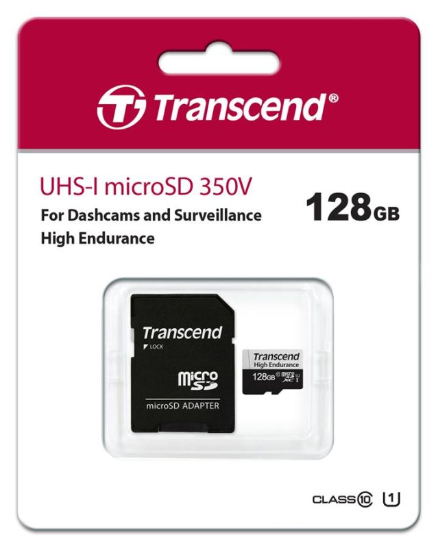 Transcend microSD  128GB C10 UHS-I U1 High Endurance (170TB)