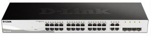 Комутатор  /F 24xGE, 4xGE/SFP, WebSmart D-Link DGS-1210-28