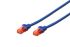 Патч-корд DIGITUS CAT 6 UTP, 2м, AWG 26/7, CCA, PVC, синий