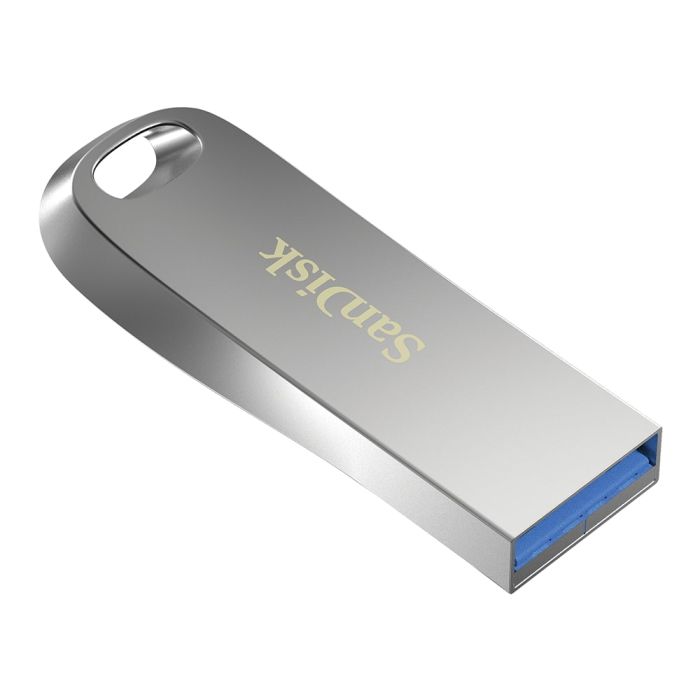 Накопитель SanDisk  128GB USB 3.1 Type-A Ultra Luxe Серебристый