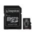 Kingston microSD  128GB C10 UHS-I R100MB/s + SD