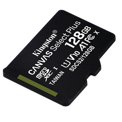 Kingston microSD  128GB C10 UHS-I R100MB/s