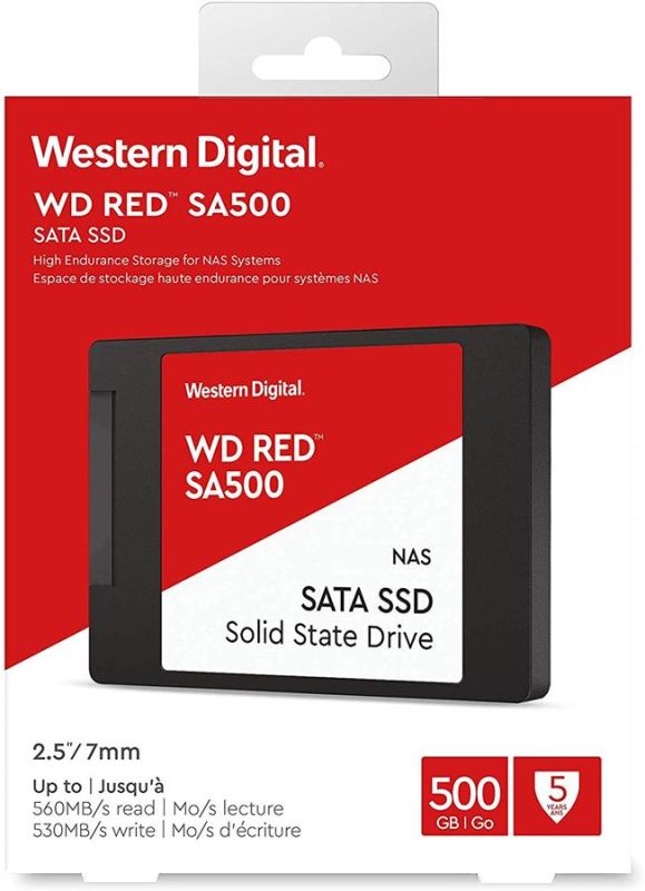 Накопичувач SSD WD 2.5"  500GB SATA Red SA500