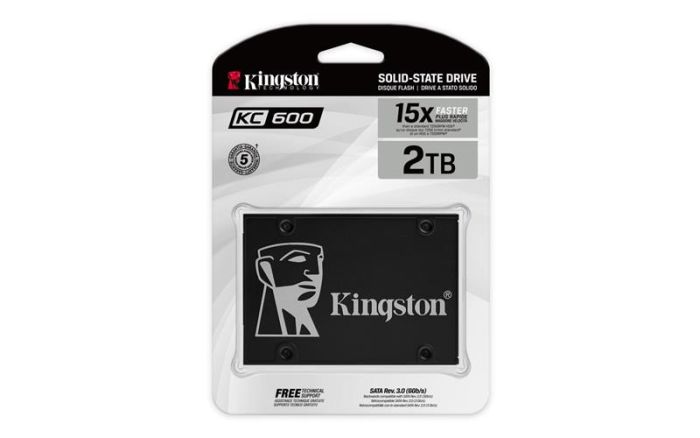 SSD Kingston 2.5" 2TB SATA KC600