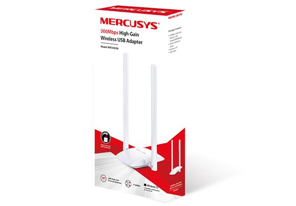 MERCUSYS WiFi-adapter  N300, USB Mercusys MW300UH