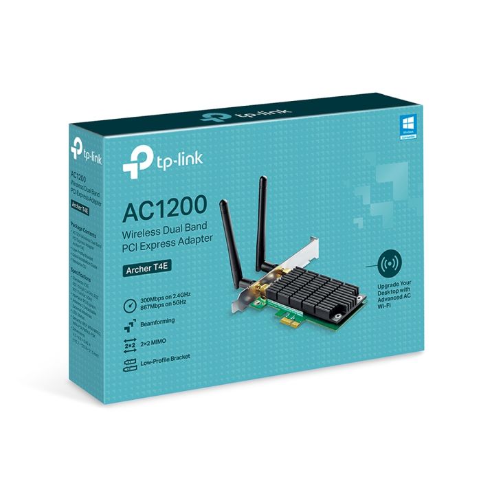 TP-LINK WiFi-adapter Archer T4E AC1200, PCI-Express x1