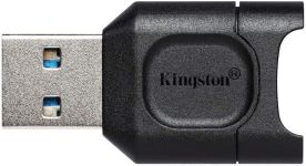 Кардрідер Kingston USB 3.2 Type-A > microSD UHS-II Чорний