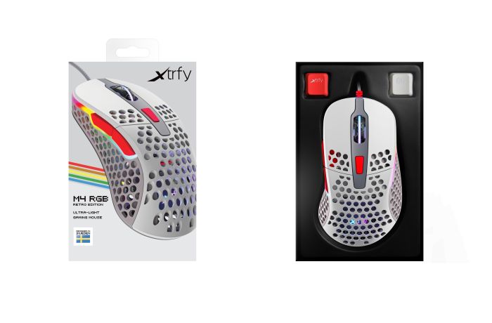 Mouse Xtrfy M4, USB-A, RGB, Retro