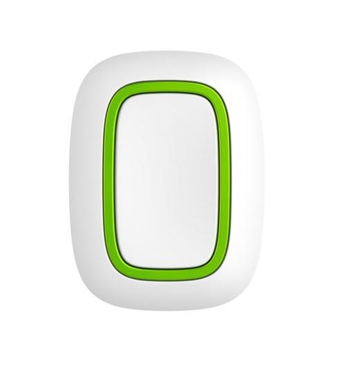 Бездротова тривожна кнопка Ajax Button, jeweller, бездротовий, білий (10315.26.WH1)