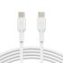 Кабель USB-C > USB-C зарядки/синхронизации Belkin 1м, 60Вт, Type-C, PVC, белый