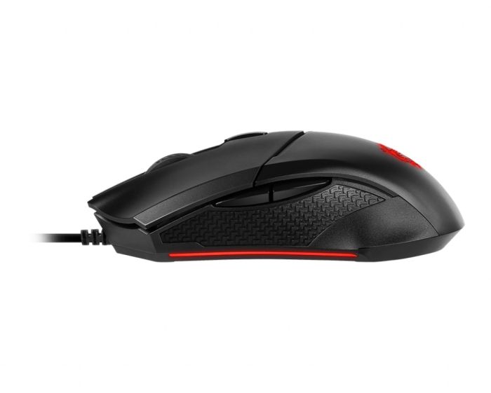 MSI Gaming Mouse Clutch GM08, Red, USB-A, black