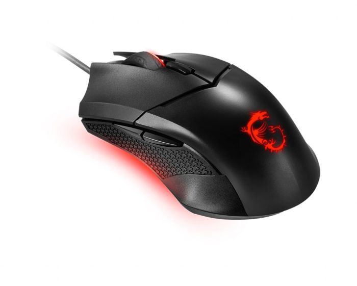 MSI Gaming Mouse Clutch GM08, Red, USB-A, black