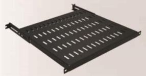 Полиця MIRSAN19", 1U, регульована 500-600 мм, сіра