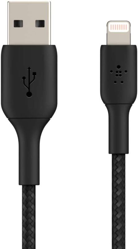 Belkin сable USB-A > Lightning charge/data, 1m, BRAIDED, black